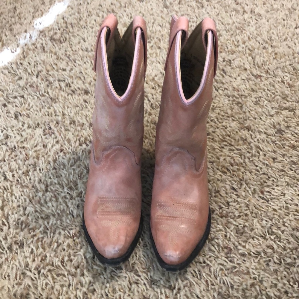 Girls Pink western cowboy boots 13